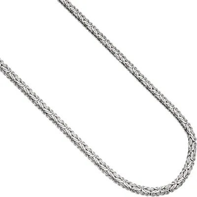 Produktbild von 7mm ovale Königskette Kette Collier Halskette Halsschmuck aus 925 Silber 45cm