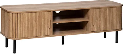 Image de Meuble TV 2 portes « Colva » aspect chêne  - Atmosphera créateur d'intérieur