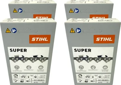 Immagine prodotto di Catena Stihl 4x 3/8" Rapid Super 3 (RS3) 50 cm 3/8" 1,6 mm 72 TG 4 pezzi ( 4x 36260000072 )