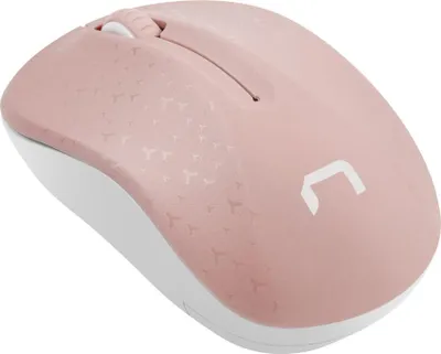 Image de Souris sans fil Natec Toucan rose et blanc 1600 DPI