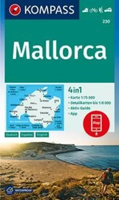 Produktbild von KOMPASS Wanderkarte 230 Mallorca 1:75.000