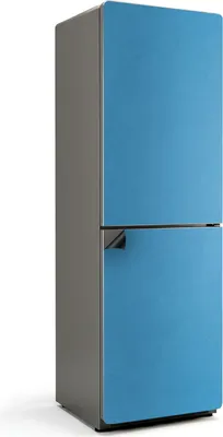 Produktbild von Farbe Blau – Magnetische Kühlschrank Abdeckung – Dekorfolie magnetisch Küche – Kühlschrank Magnet Deko – selbstklebende Magnettafel – Magnetfolie für Kühlschranktür – 60x190 cm