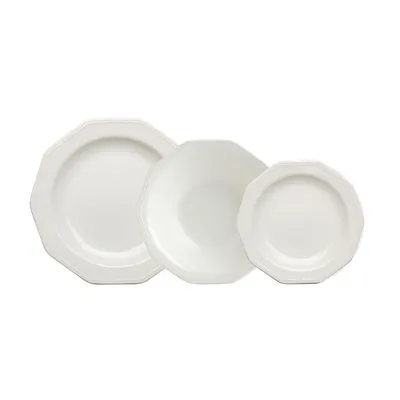 Produktbild von Geschirr Queen´s By Churchill Artic White Weiß aus Keramik 12 Stücke