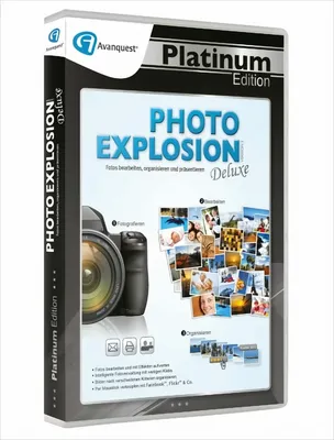 Produktbild von Photo Explosion 5 Deluxe Avanquest Platinum Editio