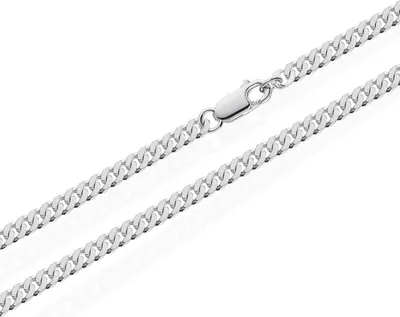 Produktbild von 925 Sterling Silber Kette Panzerkette 55cm Königskette 3,70mm Breit 16,52g 5210