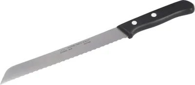 Produktbild von STUBAI hochwertiges Brotmesser | 180 mm | Brotsäge Tirol mit Wellenschliff aus Edelstahl für müheloses Schneiden von Brot, Kuchen & Anderen n, rostfrei, spülmaschinenfest