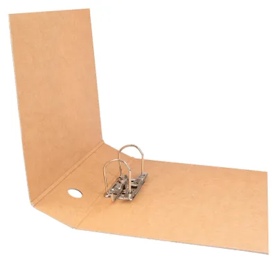 Image de Falken Original pack de 10 classeurs Vegan Pure Nature. Fabriqué en Allemagne. 5 cm de large DIN A4 Marron Classeur à courrier Classeur de bureau Classeur en carton Classeur à fente