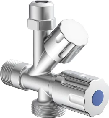 Immagine prodotto di Valvola angolare KIRCHHOFF, 1/2 "AG , x 3/4 "AG x 3/8 "AG x 10 mmQ