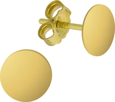 Produktbild von V Ohrstecker 375/- Gold 0,6cm gelb 371320843-2