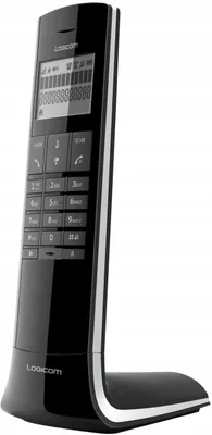 Zdjęcie produktu dla Logicom Luxia 150, Telefon w systemie DECT, Zestaw słuchawkowy bezprzewodowy, 50 wejścia, Nazwa i identyfikacja dzwoniącego, Czarny