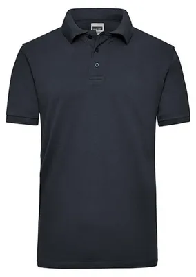 Produktbild von James and Nicholson - "Workwear" Poloshirt für Herren LT2543 (4XL) (Kohlen-Schwarz)