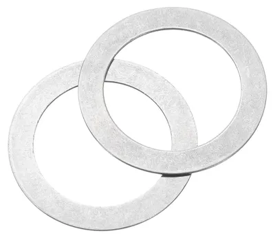 Produktbild von 30 runde Dichtungsringe M20 x 28 x 0,1 mm, Edelstahl, silberfarben, flache Dichtungsringe für Schrauben, Muttern und Gewindestangen