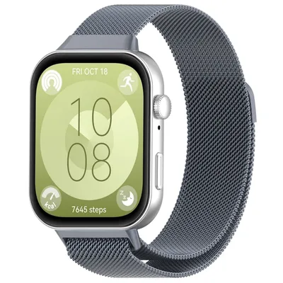 Image de Bracelet pour montre connectée Huawei Watch Fit 5 4 / 5 4 Pro / 3, fermoir magnétique en métal