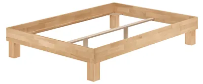 Produktbild von Überlanges Bett Doppelbett Einzelbett Buche geölt wählbare Liegenflächenbreite V-60.87-220