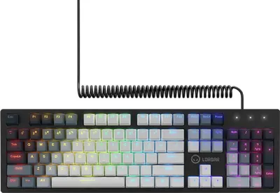 Obrázok produktu pre Lorgar Azar 514 RGB mechanická herná klávesnica, RGB osvetlenie, rozloženie