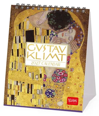 Productafbeelding van Legami – Bureaukalender 2027, Klimt, 12 maanden, 5 cm