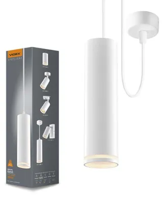 Obrázok produktu pre Závesné LED svietidlo GU10-TATUM - biele | VIDEX