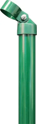 Produktbild von Strebe | zinkphosphatiert, grün kunststoffbeschichtet | Länge 2000 mm | Streben-Ø 38 mm | Schellen-Ø 38 mm