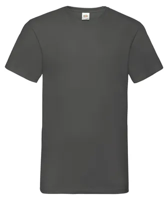 Immagine prodotto di Fruit of the Loom - Maglietta "Valueweight" con scollo a V da uomo FK3313 (S) (grigio chiaro)