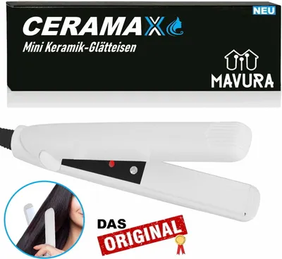 Produktbild von CERAMAX mini keramická cestovní kulma na vlasy kulma na vlasy kulma na vlasy