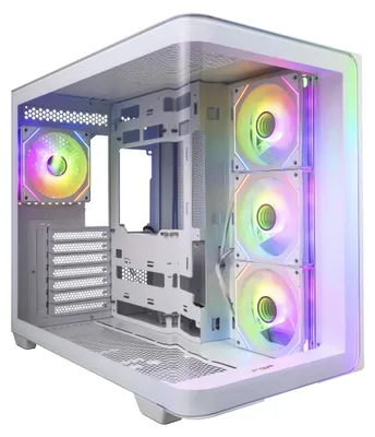 Image de FSP Geh Midi M580-WA ATX/M-ATX/M-ITX o.N. Blanc au détail