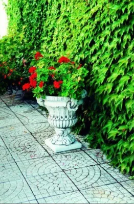 Produktbild von Blumenkübel Pflanz Kübel Dekoration Figur Blumentöpfe Garten Vasen 198
