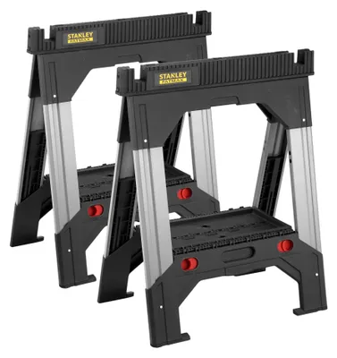 Produktbild von Unterstellbock FatMax, Paar (schwarz, bis 1.135kg pro Paar belastbar)