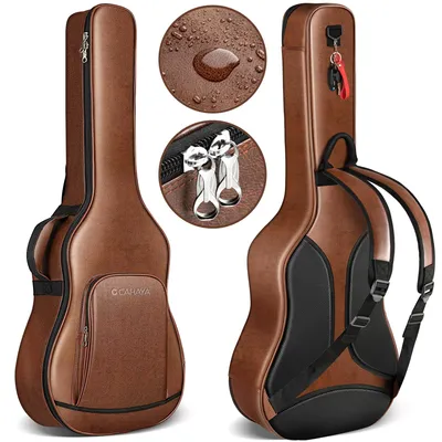 Image de Omgoods - Étui de guitare étanche avec une doublure de 15 mm d'épaisseur