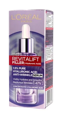 Obrázok produktu pre L´Oréal Paris Revitalift Filler vypĺňajúce hyalurónové sérum s pipetou 1.5% Hyaluronic Acid Serum 30 ml