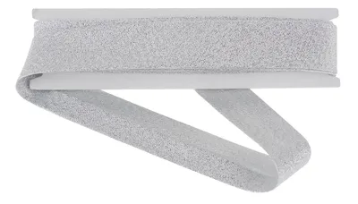 Produktbild von Schrägband, 2cm breit, 3m Silber