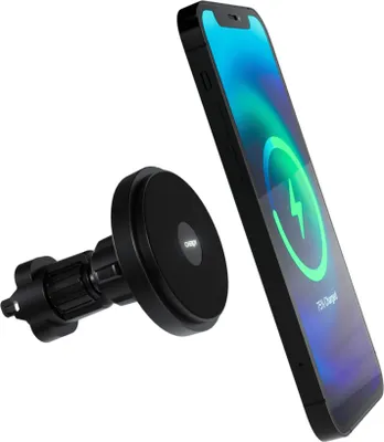 Produktbild von CHEROY CarMount - MagSafe Handyhalterung - Autohalterung - Qi Kabelloses Ladegerät - 15W Autoladegerät - Schwarz