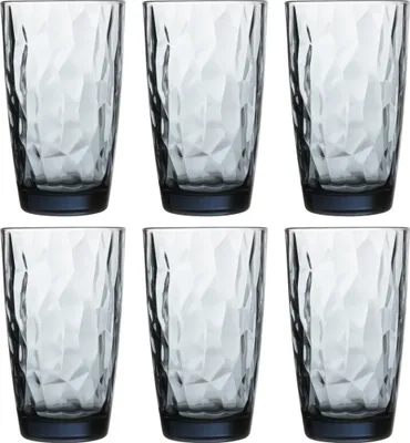 Obrázek produktu pro Bormioli Rocco Diamond, Sklenice na letní koktejly, 470 ml, Sklo, Modrá, 6 kusů, 85 mm