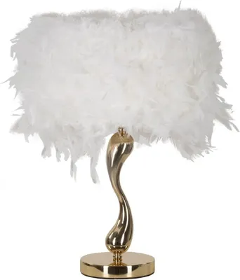 Obrázek produktu pro Stolní lampa Mauro Ferretti Cart E27 Ø 25x47 cm bílé zlato