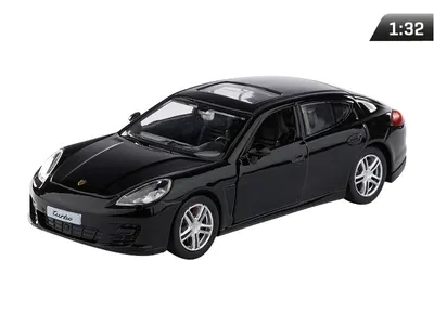 Produktbild von Modell 1:43, RMZ Porsche Panamera Turbo, schwarz