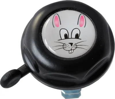 Produktbild von Reich 104746 schwarz Kinderglocke Hase Ø 55 mm, schwarz