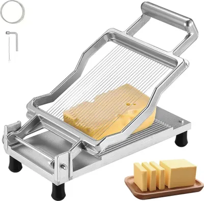 Produktbild von Käseschneider Draht - Butterschneidemaschine - Käsehobel - Butter Cutter - Käse-Schneidgerät für präzises Schneiden
