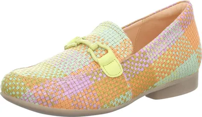 Produktbild von Think! Leder Slipper mit herausnehmbarer Decksohle und dekorativer Gliederkette