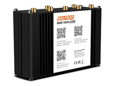 Produktbild von SELFSAT MWR 5560 eSIM 5G Cat 20 WLAN Router bis 3,4 Gbps
