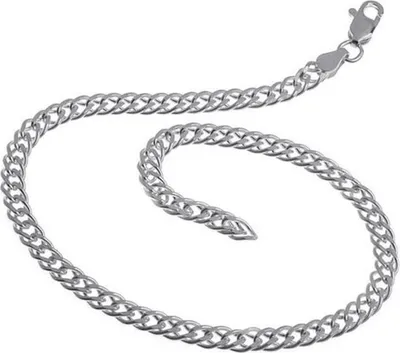 Produktbild von SILBERKETTEN STORE Fußkette Zwillingspanzer 4,5mm - 925 Silber, Länge wählbar 23-30cm - 26cm