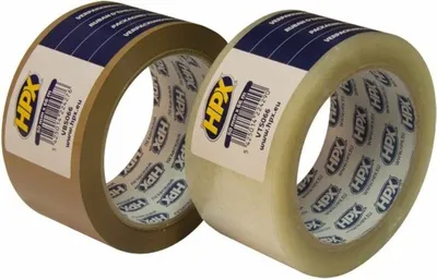 Zdjęcie produktu dla Taśma pakowa HPX brązowa 50 mm x 66 m