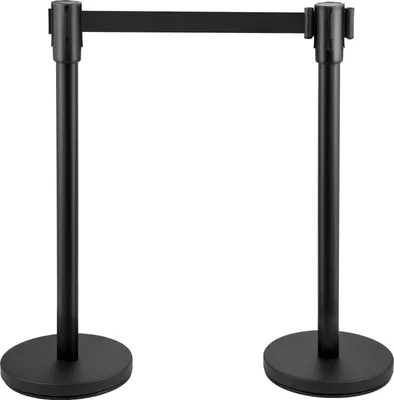 Zdjęcie produktu dla SucceBuy 8-częściowy zestaw kłonic do kontroli tłumu z czarnym pasem 6,6 ft/2 m