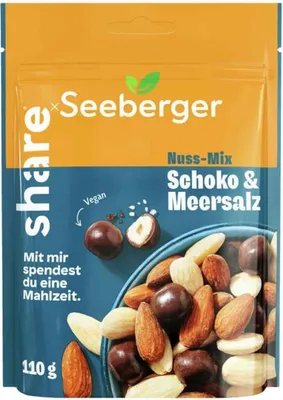 Produktbild von Seeberger Nuss-Mix Schoko & Meersalz 110g