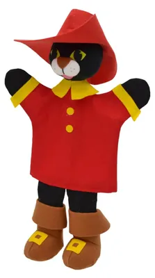 Produktbild von Gestiefelter Kater 34 cm, Handpuppe
