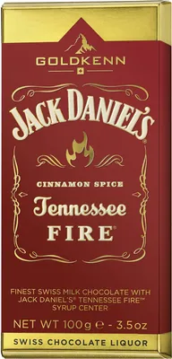 Produktbild von Goldkenn Jack Daniel's Tennessee Fire Cinnamon Spice Chocolate 100g