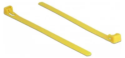 Image de Delock Kabelbinder wiederverwendbar hitzebeständig L 150 x B 7,5 mm 100 Stück gelb