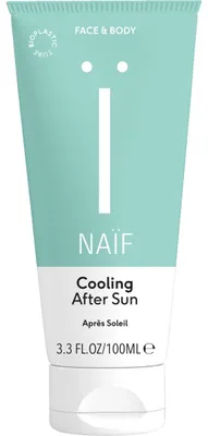 Productafbeelding van NAÏF Aftersun, zonnebrandcrème, voor het lichaam, tube, hydraterend, kalmerend, voor droge huid, voor gevoelige huid, 100 ml
