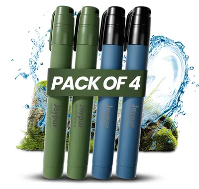 Zdjęcie produktu dla Filtr do wody słomka - Ultralekki filtr turystyczny - 1000 l - 21 g - Kemping i survival