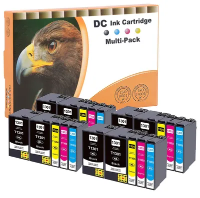 Imagen del producto de Cartuchos de tinta compatibles D&C 20x, compatibles con Epson 13XL T13XL, para impresoras Epson WF7015, 7525, 3010, 3540, SX420W, BX320FW, SX620FW, BX/SX525WD, BX625FWD, BX305FW, B42WD, BX925FWD, BX635FWD, BX535WD, SX435/440W, BX630FW, SX235W – 2 unidades