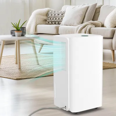 Produktbild von Peviasot Luftentfeuchter 16 L/Tag, 2-L-Wassertank, 24-h-Timer, Schlafmodus und Kindersicherung, Weiß