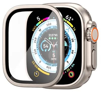 Produktbild von Spigen AGL06161, Displayschutz, Smartwatch, Titan, Apple, Watch Ultra (49mm), Metall, Gehärtetes Glas